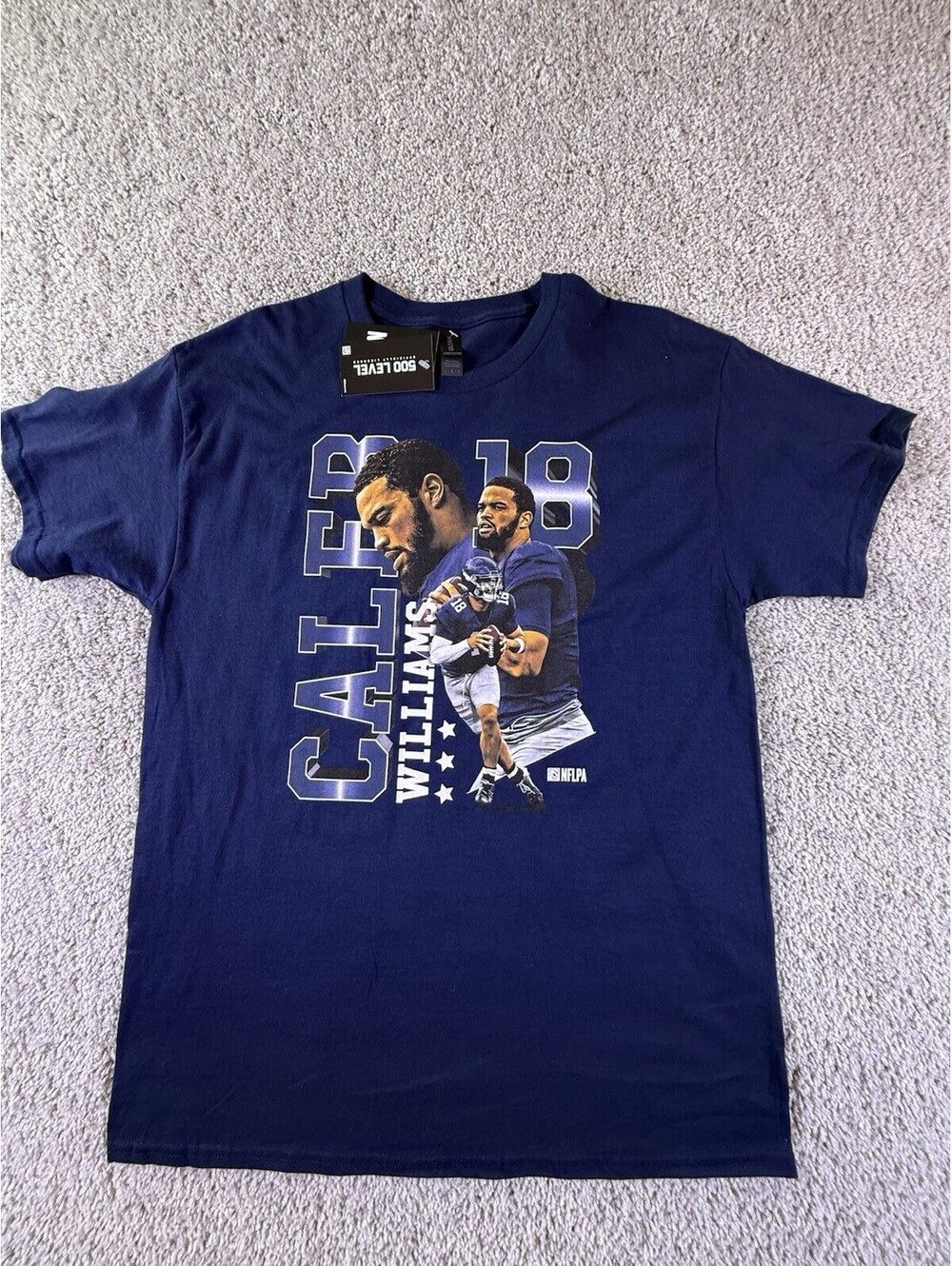 NWT Chicago Bears Caleb Williams #18 T Shirt Size Large